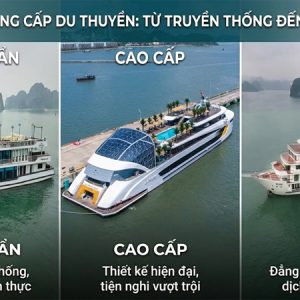So sánh tour du thuyền Hạ Long trong ngày